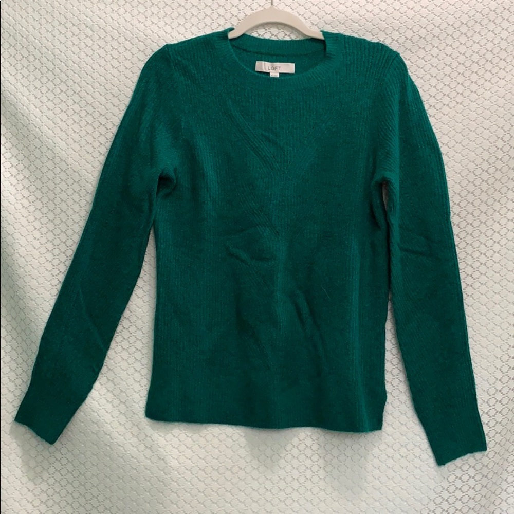 LOFT Green Sweater